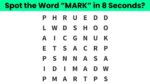 Word Search Puzzle: Find the word ”MARK” in 8 seconds!