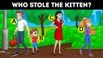 Brain Teaser: Spot Who Stole The Kitten? Only Highly Observant Will Pass This IQ Test In 5 Seconds!