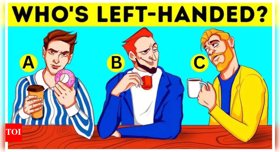 Brain teaser: Only a genius can spot the left-handed man in just 5 seconds |