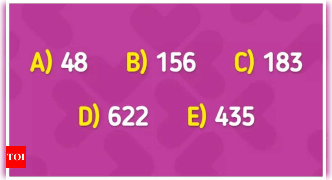 Brain teaser: Only a genius can spot the odd number in just 9 seconds