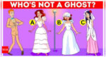 Brain teaser: Only a genius can spot who is not a ghost among these three brides in just 5 seconds