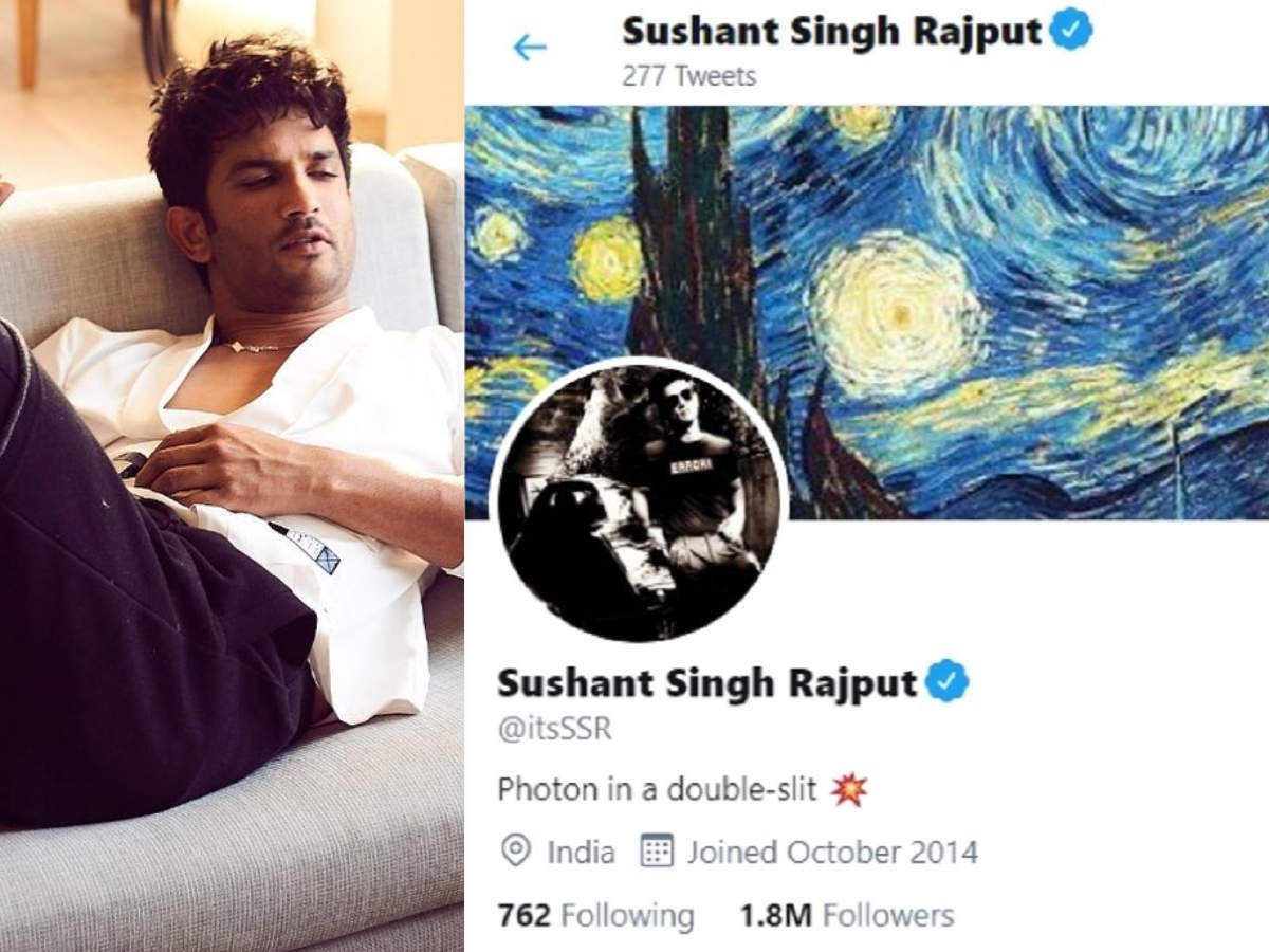 Does Sushant Singh Rajput's Twitter cover image of Van Gogh's painting hold a cryptic message?