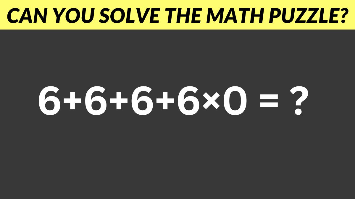 Only high-IQ geniuses can solve this mind-bending math puzzle in 5 seconds!