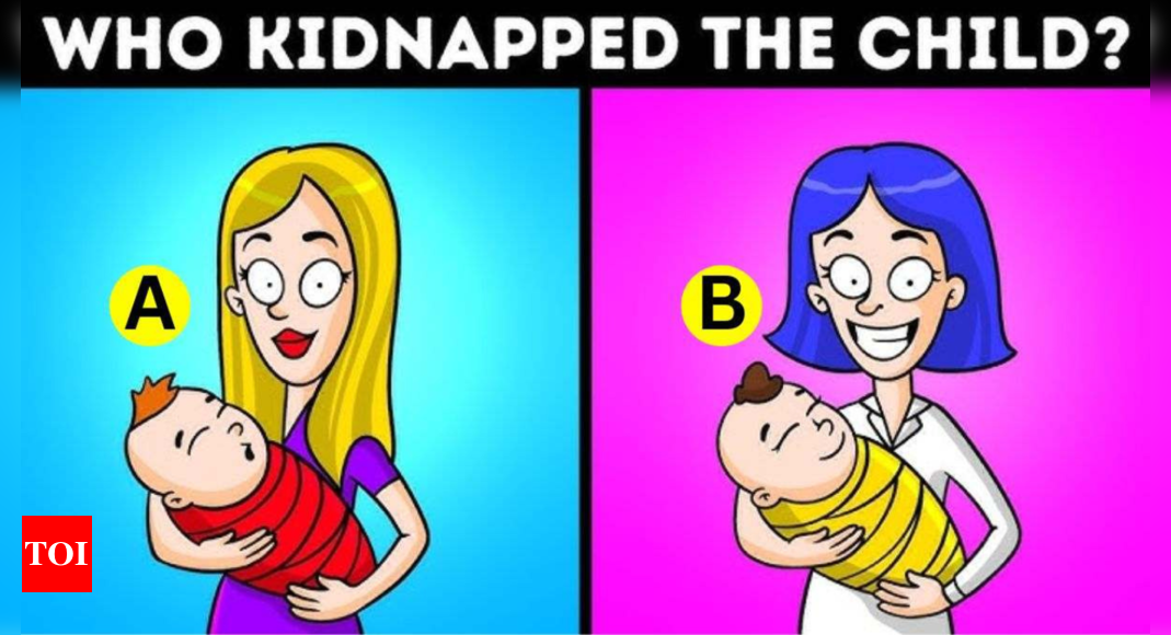 Optical Illusion: Only a detective can tell who kidnapped the baby