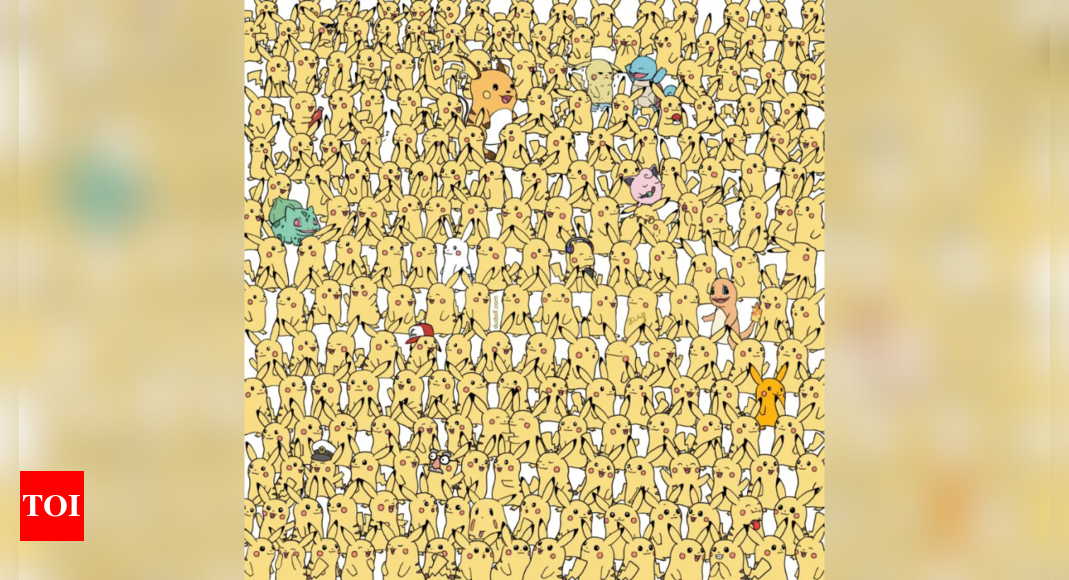 Optical illusion: Can you spot 3 bananas among your favourite Pokemon characters in 10 seconds