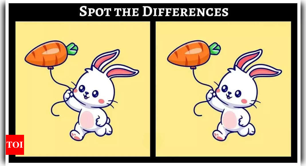 Optical illusion: Only those with 20/20 vision can spot 3 differences between the running rabbit pictures in just 21 seconds