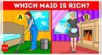 Optical illusion: Only those with sharp observation power can spot which maid is rich in 5 seconds