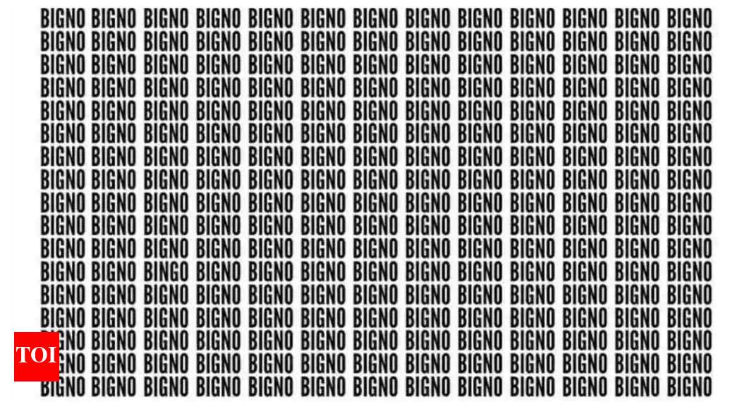 Optical illusion: Only those with a sharp vision can spot the hidden word ‘BINGO’ in 5 seconds