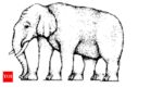 Optical Illusion: How many legs does this elephant really have? The optical illusion that stumped everyone |