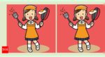 Optical Illusion: Only a legend can spot 3 differences in this cooking girl picture