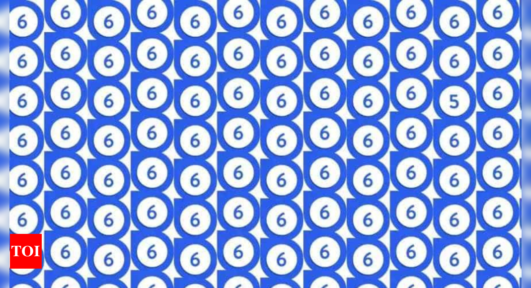 Optical Illusion: You have the strongest vision if you can spot 5 among the pool of 6