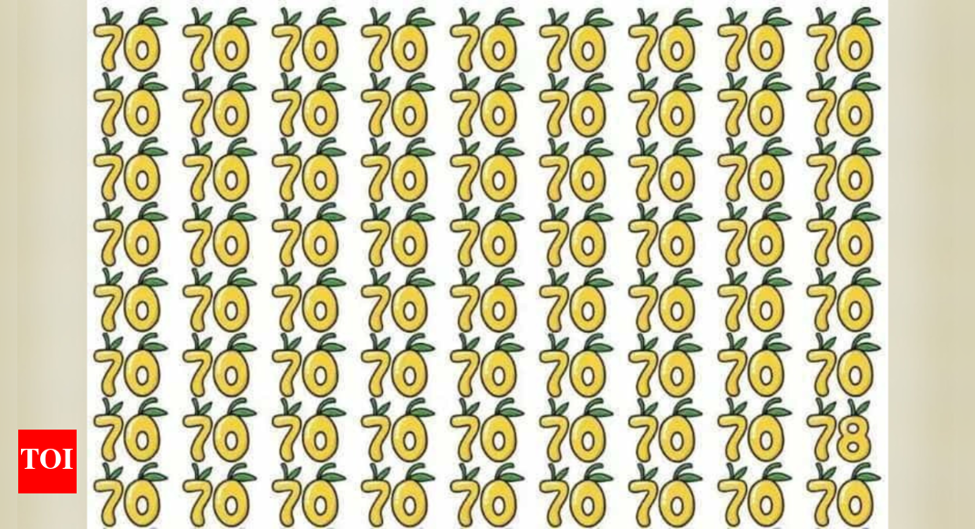 Optical illusion: Can you spot the number '78' in less than 7 seconds?