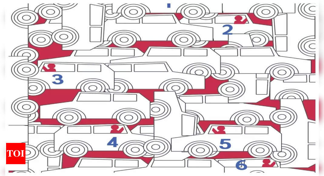 Optical illusion: Only a genius can spot 6 hidden drivers in this picture in just 4 seconds