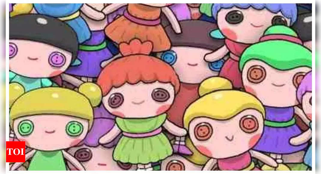 Optical illusion: Only a genius can spot the hidden doll without button eyes in just 5 seconds