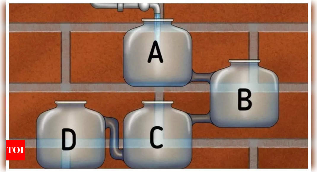 Optical illusion: Only a genius can spot which tank will fill first in 5 seconds