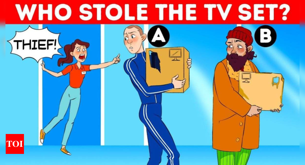 Optical illusion: Only a real Sherlock Holmes can tell who stole the TV |