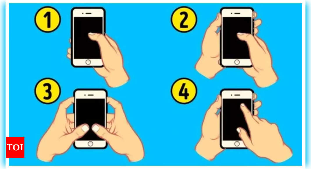 Personality Test: How you hold the phone can reveal how intelligent you are |